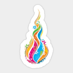 Rainbow Twister Sticker